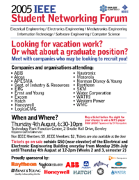 2005 IEEE Student Networking Forum.pdf